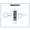 Filtros e Válvulas VÁLVULA DE EXPANSÃO 2,5 TR O'RING BLOCK ROSCA UNIVERSAL Imagem Miniatura 6
