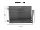 Condensadores CONDENSADOR RENAULT LOGAN/ SANDERO/ DUSTER/ OROCH/ CAPTUR 2014> FLUXO PARALELO OEM: 921001908R Imagem Miniatura 3