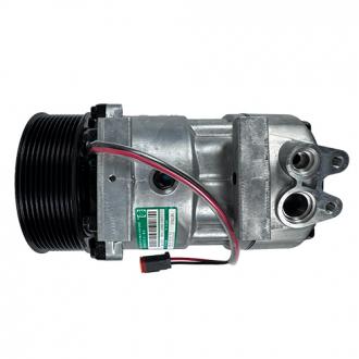 Compressores COMPRESSOR SANDEN REFRIJET 7H15 (8275/8295) 10PK 120MM 24V 4 FUROS PASSANTES R134A CAMINHÃO SCANIA 2013> SÉRIE 5 PGR Imagem 2