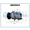 Compressores COMPRESSOR KIA SPORTAGE 2010>2013 / HYUNDAI IX35 2.0 2010>2013 Imagem Miniatura 6