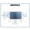 Condensadores CONDENSADOR CHEVROLET COBALT/ PRISMA/ SPIN/ ONIX 2017 À 2020 FLUXO PARALELO OEM: 52083727 Imagem Miniatura 6