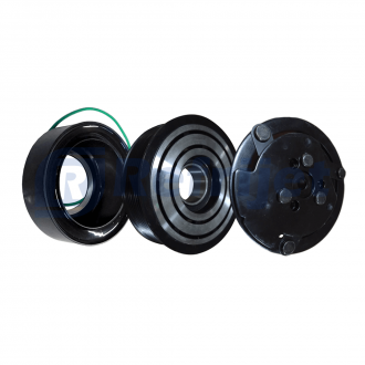 Componentes CONJUNTO DE EMBREAGEM DO COMPRESSOR SANDEN 7H15/ 5H15/ SE507 24 VOLTS POLIA 8PK 119MM Imagem 0