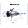 Compressores COMPRESSOR CALSONIC KANSEI NISSAN KICKS 1.6 2016>2020 / RENAULT DUSTER/OROCH/FLUENCE/SANDERO 1.6 2015>2017 CAPTUR 17>20 Imagem Miniatura 7