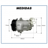 Compressores COMPRESSOR MAHLE - FIAT ARGO 1.3 / CRONOS / UNO / MOBI - 2016>2020 Imagem Miniatura 4 Compressores COMPRESSOR MAHLE - FIAT ARGO 1.3 / CRONOS / UNO / MOBI - 2016>2020 Imagem Miniatura 4