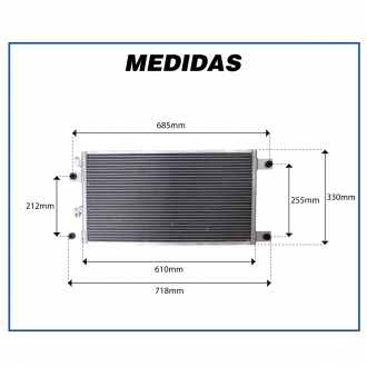 Condensadores CONDENSADOR MITSUBISHI L200 TRITON 3.2/3.5 2008>2011 Imagem 6