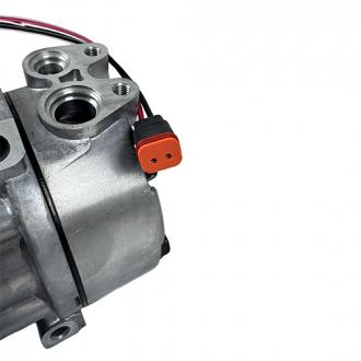 Compressores COMPRESSOR SANDEN REFRIJET 7H15 (8275/8295) 10PK 120MM 24V 4 FUROS PASSANTES R134A CAMINHÃO SCANIA 2013> SÉRIE 5 PGR Imagem 5