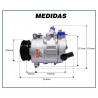 Compressores COMPRESSOR  - VOLKSWAGEN AMAROK 2.0 DIESEL 2013>2020 Imagem Miniatura 7