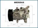 Compressores COMPRESSOR 10SRE11C TOYOTA HILUX 2.7 FLEX/ 2.8 DIESEL 2016> Imagem Miniatura 5