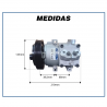 Compressores COMPRESSOR FIESTA / ECOSPORT 1.0 / 1.6 - 2004>2012 Imagem Miniatura 8