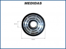 Componentes POLIA 6PK COMPRESSOR 7H15 MASSEY FERGUSON / VALTRA Imagem Miniatura 2