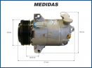 Compressores COMPRESSOR DELPHI - CHEVROLET VECTRA 2.0 / 2.2 - 2001>2005 Imagem Miniatura 4