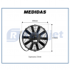 Eletroventiladores ELETROVENTILADOR SPAL 11 24V VA09-BP50 / C 27A Imagem Miniatura 2