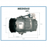 Compressores COMPRESSOR MAHLE - CHEVROLET CELTA / CORSA / PRISMA 1.0 / 1.4 - 2002>2012 Imagem Miniatura 5