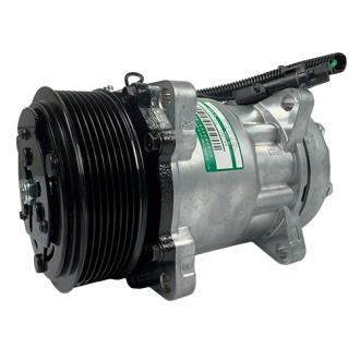 Compressores COMPRESSOR SANDEN REFRIJET 7H15 FLEX (4866) 8PK 123MM 24V 8 ORELHAS R134A Imagem 1