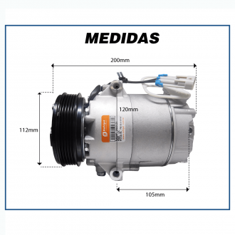 Compressores COMPRESSOR CHEVROLET AGILE 1.4 2009>2011/ MONTANA 1.4 2011>2015 Imagem 4