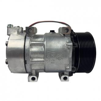 Compressores COMPRESSOR SANDEN REFRIJET 7H15 (8275/8295) 10PK 120MM 24V 4 FUROS PASSANTES R134A CAMINHÃO SCANIA 2013> SÉRIE 5 PGR Imagem 3
