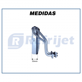 Evaporadores EVAPORADOR CHEVROLET CELTA/ PRISMA/ CLASSIC 2010> FLUXO PARALELO OEM: 52041751/ 670967M948 Imagem 3