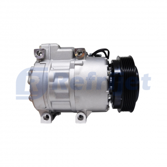 Compressores COMPRESSOR AZERA 3.3 2007 A 2011 / SANTA FÉ 3.5 2011 A 2015 / SORENTO 2.4 2011 A 2014 - 12V 6PK 4 FUROS PASSANTES R134A Imagem 2