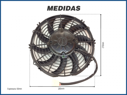 Eletroventiladores ELETROVENTILADOR IMOBRAS 10P 24V SOP PB 1013500 Imagem 2