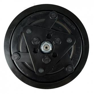 Compressores COMPRESSOR SANDEN REFRIJET 7H15 (8275/8295) 10PK 120MM 24V 4 FUROS PASSANTES R134A CAMINHÃO SCANIA 2013> SÉRIE 5 PGR Imagem 4