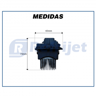 Elétricos RESISTÊNCIA CAIXA EVAPORADORA - RENAULT FLUENCE Imagem 7