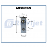 Filtros e Válvulas VÁLVULA DE EXPANSÃO 2,5 TR O'RING BLOCK ROSCA UNIVERSAL Imagem Miniatura 7