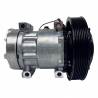 Compressores COMPRESSOR SANDEN REFRIJET 7H15 FLEX (4116U) 8PK 180MM 24V 4 FUROS PASSANTE R134A CAMINHÃO VOLVO 2008 À 2019 Imagem Miniatura 3