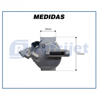 Compressores COMPRESSOR ONIX 1.0 TURBO PLUS 2020> / SPIN 1.8 2020> / TRACKER 1.0 - 1.2 2021> Imagem 8