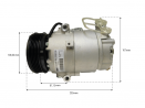 Compressores COMPRESSOR VALEO - CHEVROLET AGILE 1.4 2009>2011/ MONTANA 1.4 2011>2015 Imagem Miniatura 4