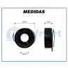 Componentes CONJUNTO DE EMBREAGEM DO COMPRESSOR SANDEN 7H15/ 5H15/ SE507 24 VOLTS POLIA 8PK 119MM Imagem Miniatura 12