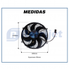 Eletroventiladores ELETROVENTILADOR SPAL VA33-AP91 / VLL 65A 12V 15' ASP PF BAIXO Imagem Miniatura 3