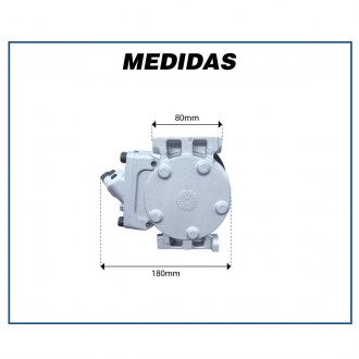 Compressores COMPRESSOR FIESTA / ECOSPORT 1.0 / 1.6 - 2004>2012 Imagem 9