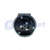 Compressores COMPRESSOR  7H15 MAQUINA JCB POLIA 8PK 124MM 12 VOLTS Imagem Miniatura 3