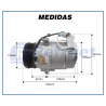 Compressores COMPRESSOR FIAT DOBLO 1.8/ PALIO WEEKEND 1.8/ STILO 1.8 2002>2009 CHEVROLET CORSA 1.0/1.6/1.8/ MERIVA 1.8/ MONTANA 1.8 2002>2009 Imagem Miniatura 7