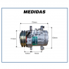 Compressores COMPRESSOR SANDEN 8403 SD 7B10 2A R-134A Imagem Miniatura 8