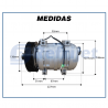 Compressores COMPRESSOR IMP TM-21 R134 Imagem Miniatura 7