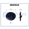 Componentes CONJUNTO DE EMBREAGEM DO COMPRESSOR SANDEN 7H15/ 5H15/ SE507 24 VOLTS POLIA 8PK 119MM Imagem Miniatura 10
