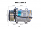 Compressores COMPRESSOR SANDEN MASSEY FERGUSON - 8244 SD7H15 Imagem Miniatura 4