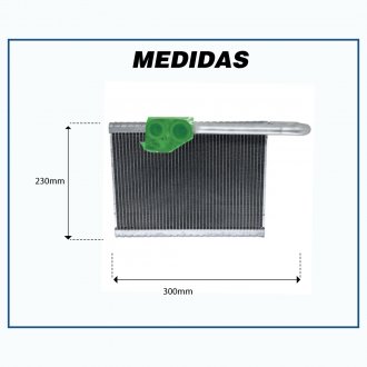 Evaporadores EVAPORADOR CAMINHÃO VOLVO FH/ NH 2015> FLUXO PARALELO OEM: 82348991 Imagem 4