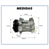 Compressores COMPRESSOR MAHLE - FIAT UNO / PALIO / MOBI / FIORINO / STRADA / SIENA - 2005/...FIRE Imagem Miniatura 4