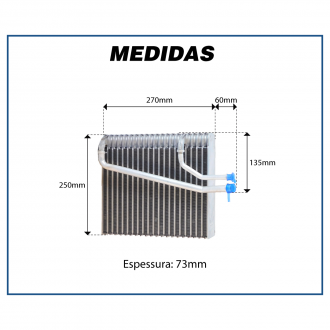 Evaporadores EVAPORADOR PORSCHE CAYENE / TOUAREG / AUDI Q7 07/ AMAROK Imagem 3