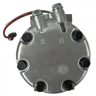 Compressores COMPRESSOR SANDEN REFRIJET 7H15 (8275/8295) 10PK 120MM 24V 4 FUROS PASSANTES R134A CAMINHÃO SCANIA 2013> SÉRIE 5 PGR Imagem 6