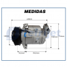 Compressores COMPRESSOR DENSO GM CRUZE 1.8 16V 2012/2015 FLEX Imagem Miniatura 7