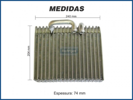 Evaporadores EVAPORADOR VOLKSWAGEN GOL G3 G4 / PARATI / SAVEIRO - VALEO - 2002>2010 Imagem 1