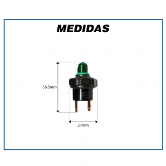 Elétricos PRESSOSTATO DE ALTA / BAIXA ROSCA MACHO UNIVERSAL 2 FIOS Imagem 5