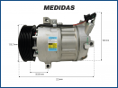Compressores COMPRESSOR DELPHI - RENAULT MASTER 2.3 / 2.5 - 2013>2018 Imagem Miniatura 4