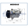 Compressores COMPRESSOR DELPHI CHEVROLET CRUZE 1.8 - 2012<2015 Imagem Miniatura 7