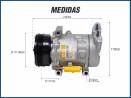 Compressores COMPRESSOR NISSAN MARCH 1.0 2012/2015 Imagem Miniatura 5