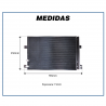 Condensadores CONDENSADOR VOLKSWAGEN AMAROK FLUXO PARALELO OEM: 2H0820411A Imagem Miniatura 6