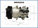 Compressores COMPRESSOR VISTEON - FORD FIESTA - 2004>2012 / ECOSPORT 2.0 - 2006>2014 Imagem Miniatura 4 Compressores COMPRESSOR VISTEON - FORD FIESTA - 2004>2012 / ECOSPORT 2.0 - 2006>2014 Imagem Miniatura 4